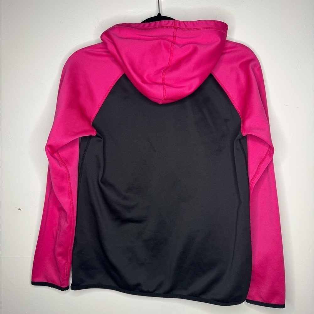 Nike dri fit girls Youth XL extra large pink black athletic hoodie sweatshirt - Picture 3 of 5